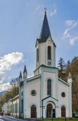 Fototapeta na wymiar Evangelical Church of St. Peter and Paul, Karlovy Vary