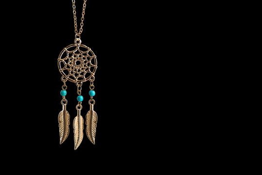 18k Dream Catcher Necklace, Women's Fashion, Jewelry & Organizers, Necklaces  on Carousell