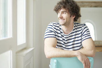 Fototapeta premium Smiling young man portrait