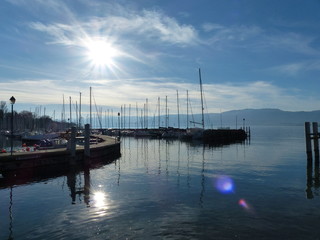 Obraz premium Lac léman Yvoire