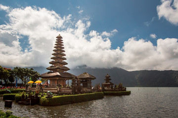 Ulun Danu Beratan is a major Shaivite water temple on Bali, Indonesia.