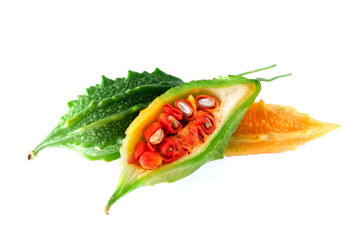 Ripe Green Momordica or karela