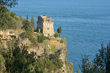 Fototapeta na wymiar Panorama della costiera amalfitana
