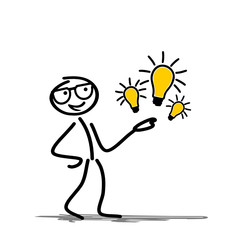 Strichmännchen Lampen