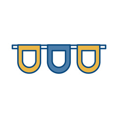 decorative pennants icon