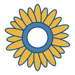 beautiful flowers icon