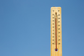 Mercury thermometer Summer heat