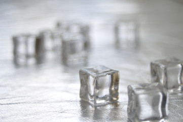 Ice on the table