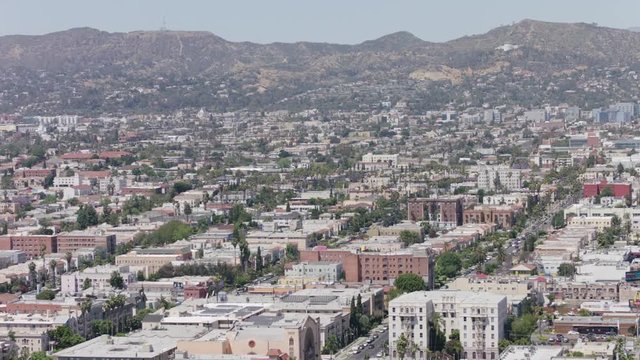 Los Angles landscapes. Top angle Los Angeles landscapes