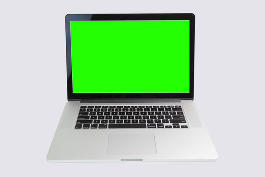 Laptop computer isolated on white background