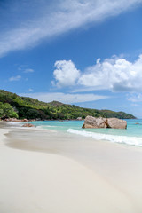 Fototapeta na wymiar plage seychelles 