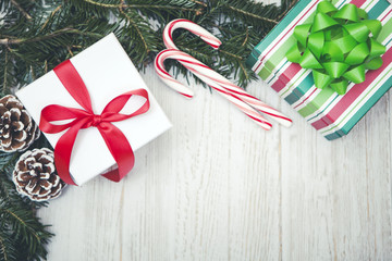 Christmas Gifts with Copy Space