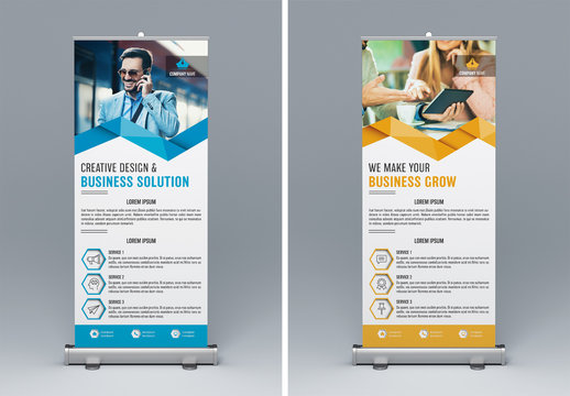 Two Marketing Kiosk Banners 1 Stock-Vorlage | Adobe Stock