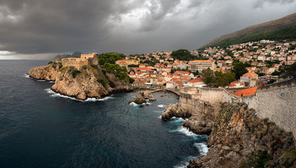 Fototapeta premium Dubrovnik. Croatia. View of the city.