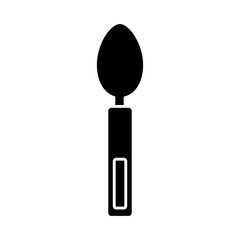 spoon icon over white background vector illustration