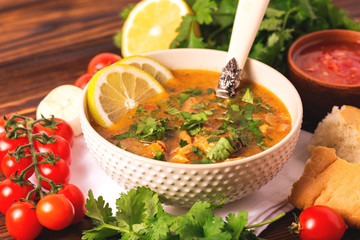 Jewish wedding and holyday Yemenite beef soup Marak Temani