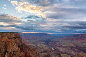 Grand Canyon and Colorful Sky