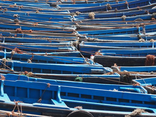 Barques bleues Essaouira