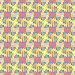 Abstract seamless geometric pattern. Ethnic tribal motifs.