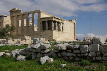 Erechtheum Temple, Acropolis, Athens, Greece