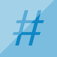 Button Hashtag