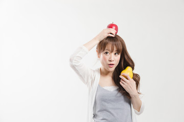 カジュアルポートレート・白バック