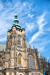 Fototapeta premium St. Vitus Cathedral in Prague, Czech Republic