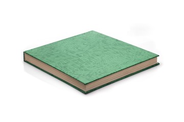 Book on white background
