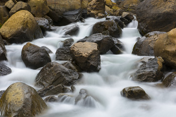 Fototapeta na wymiar Icelandic Waterfall long exposure