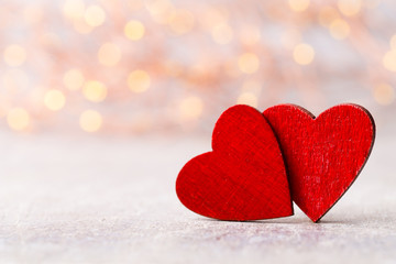 Valentine day greeting card.