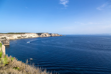Bonifacio, Corsica, France. Picturesque seaside
