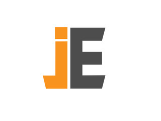 JE Initial Logo for your startup venture