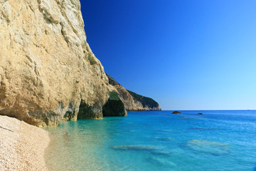 Fototapeta premium Porto Katsiki beach in Lefkada, Greece