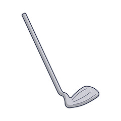 golf stick icon over white background vector illustration