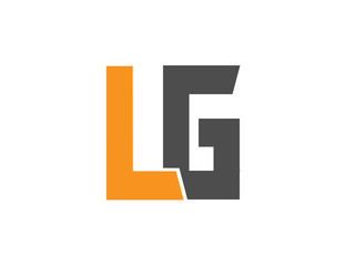 Obraz premium LG Initial Logo for your startup venture
