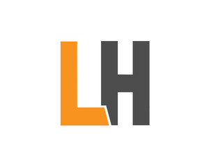 LH Initial Logo for your startup venture