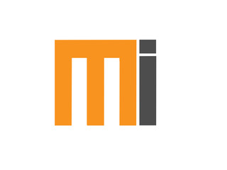 MI Initial Logo for your startup venture