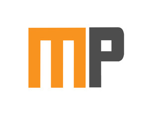 Obraz premium MP Initial Logo for your startup venture