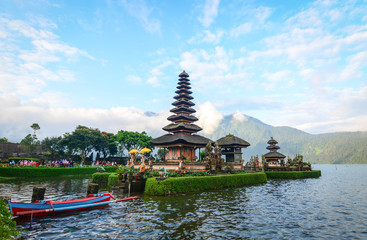 Pura Ulun Danu temple in Bali, Indonesia
