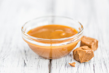 Portion of Caramel Sauce