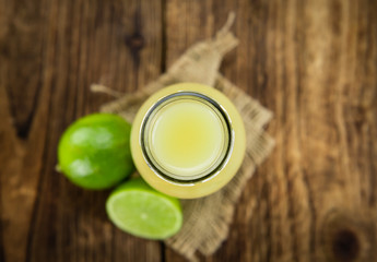 Fresh made Lime Juice