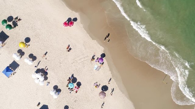 Top View of a Beach in Brazil