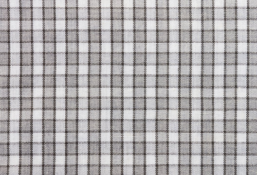 Black and White Tablecloth Fabric Texture Pattern Background for Design