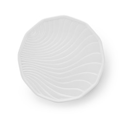 plate on white background