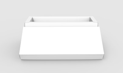 one blank paper white box