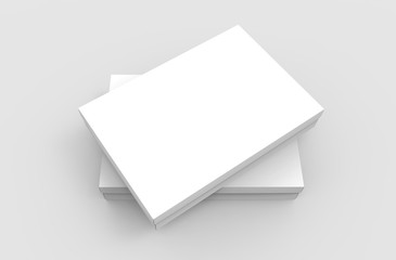 flat blank boxes piled up