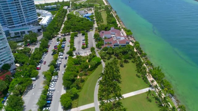 South Pointe Park stock video 4k 60p