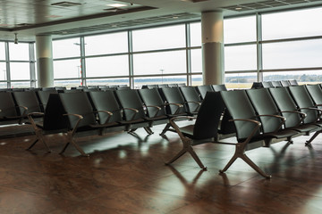 Empty seat in the airport