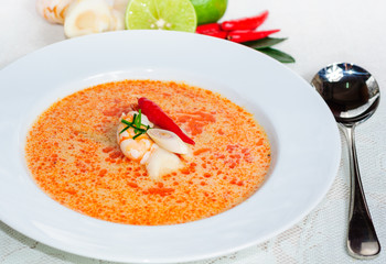 Tom Yum Goong, spicy shrimp soup