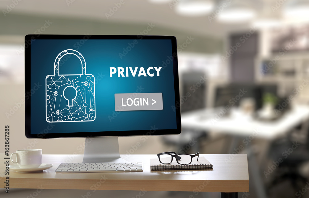 Poster privacy access login performance identification password passcode and privacy
